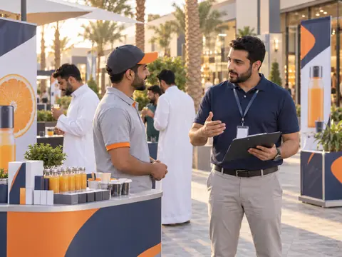 Promotional Sampling and Flyer Distribution